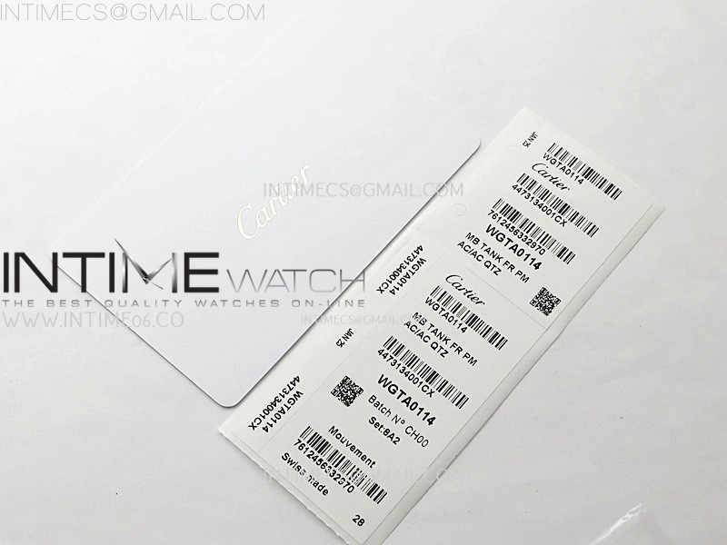 Tank Francaise Ladies 21.2mm YG 8848F 1:1 Best Edition Silver Dial on YG Bracelet Ronda Quartz